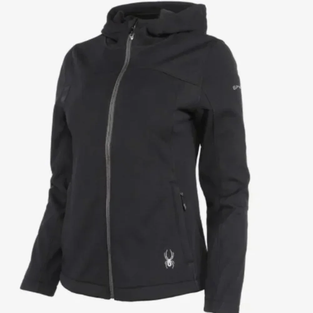 Spyder Women's Alyce Full Zip Soft Shell Hooded Jacket - M - Picture 1 of 6